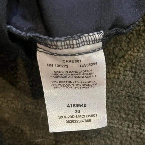 Lee Men's Flat Front Shorts - Black and Tan Both Pairs - Picture 4 of 5